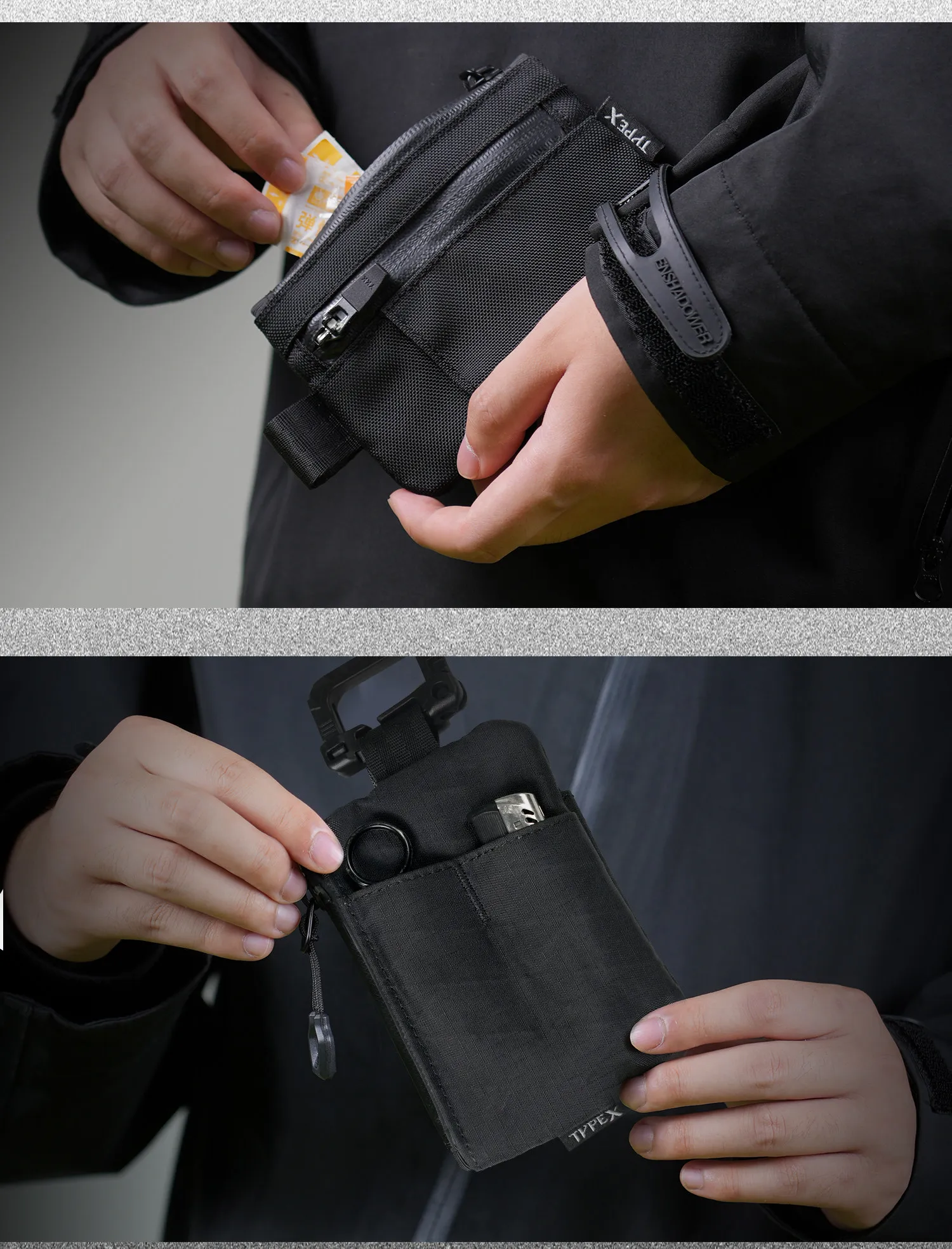 Multi Functional EDC Tool Storage Bag  Card Bag  Zero Wallet Machine  Tactical Portable Accessory Bag