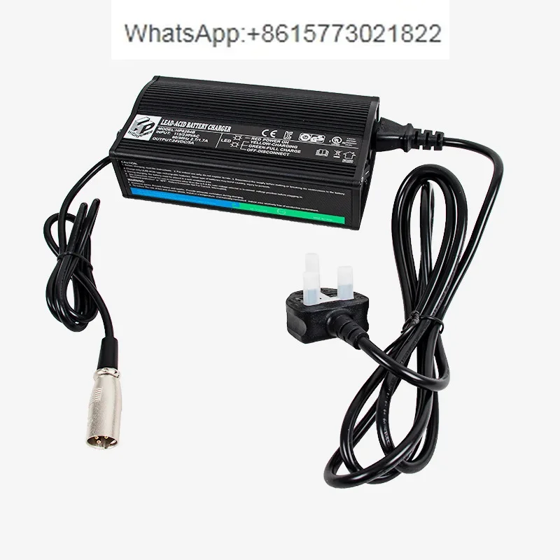 

Electric wheelchair lithium battery charger 24V 5A lead-acid battery charger