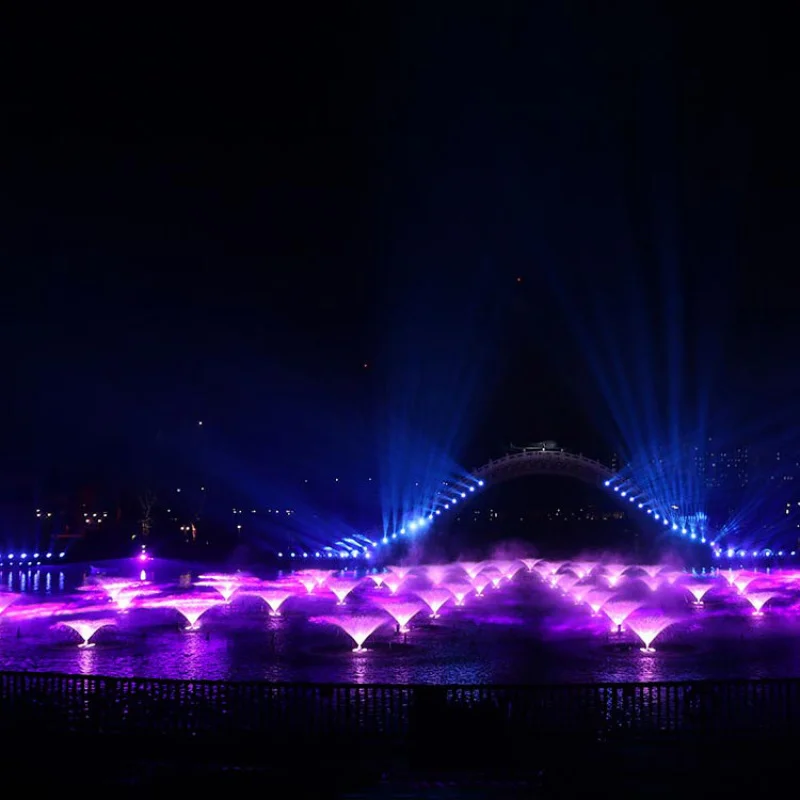 Custom. Última piscina de fuente musical programable de velocidad variable