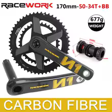 RACEWORK カーボン クランクセット 170mm 50-34T BB 特別割引