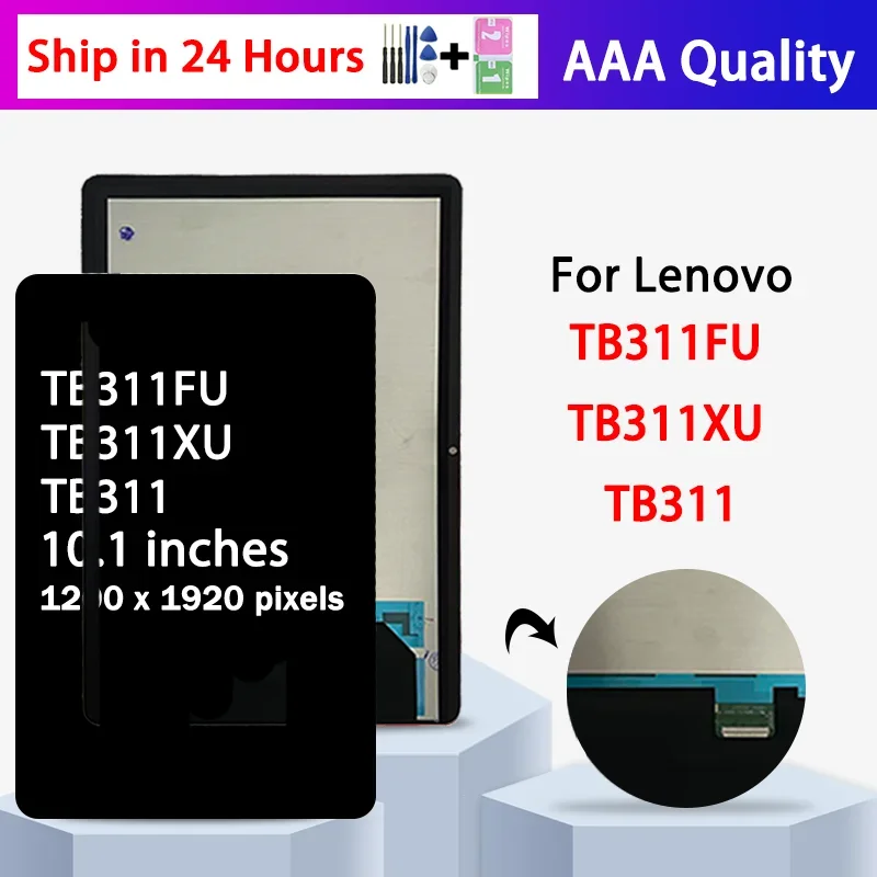 10.1 "nouveau pour Lenovo Tab K10C TB311 LCD écran tactile numériseur assemblée pour Lenovo Tab TB311FU TB311XC affichage