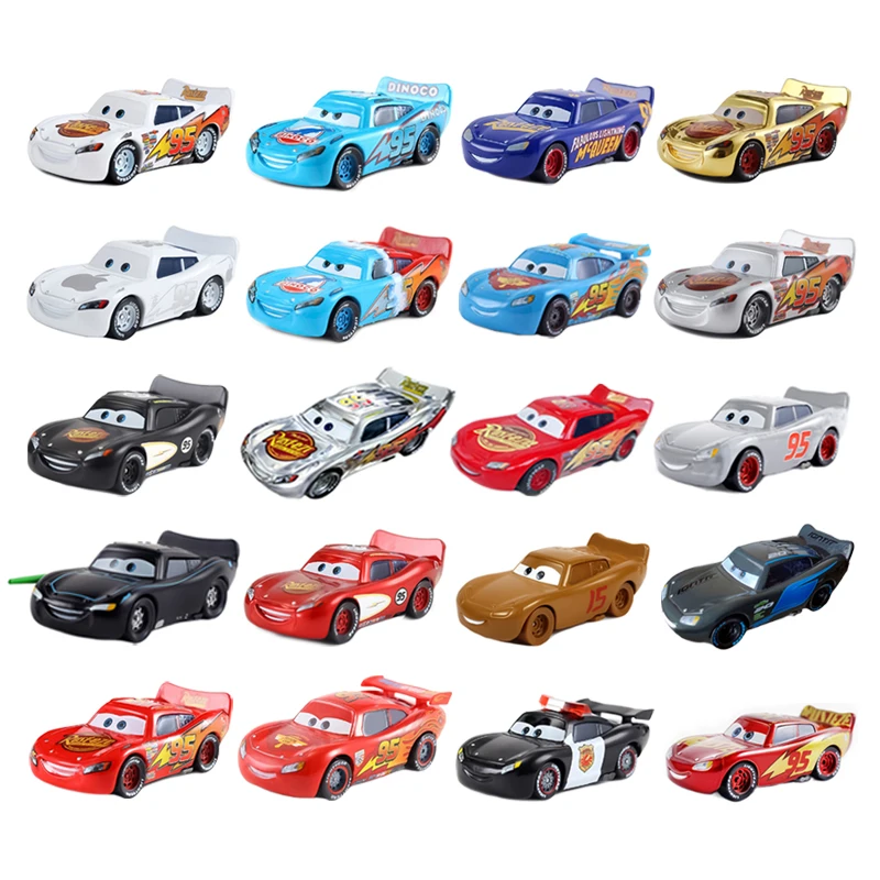 Disney Pixar Cars 3 New Lightning McQueen Jackson Storm Smokey Diecast Metal Car Model Toy For Children Christmas Gift 39 Style