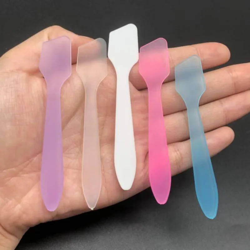 

3/5pcs PP Face Cream Spatula, Mask & Eye Cream Scoop, Ice Cream Spreader for Skincare Jar, Cosmetic Tool
