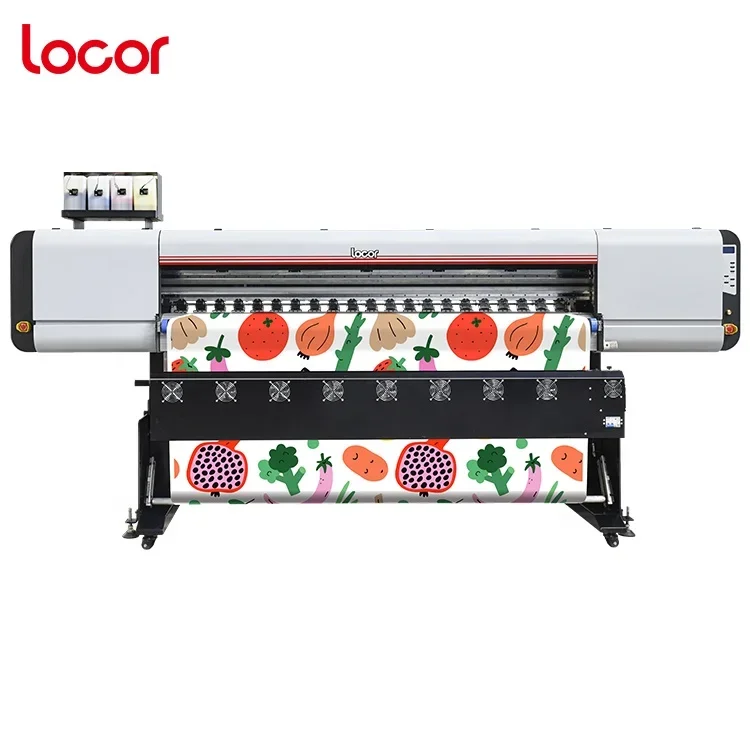 Locor 70sqm/h DX5 XP600 Digital Printer 1.6m 1.8m 3.2m vinyl wrap eco solvent printer