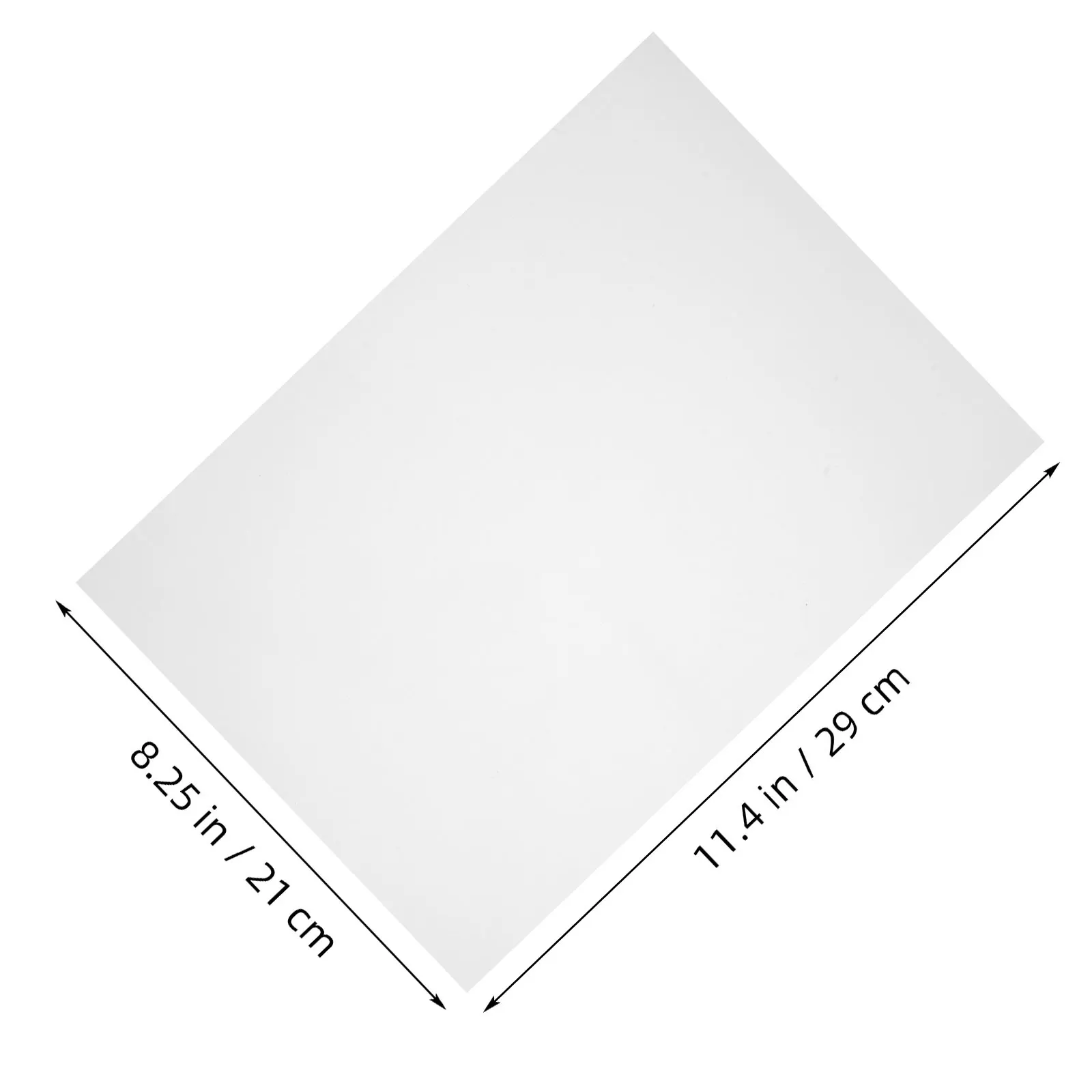 10Pcs Clear Hard PVC Film Sheet High Transparency Plastic for DIY Craft Projects Frame Covers Display Artwork Protection Panels