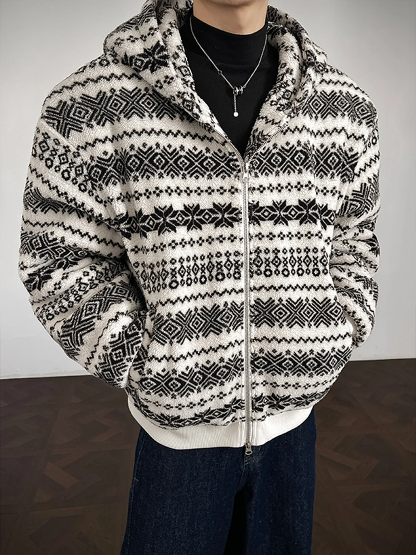 

Мужское зимнее пальто Thiened Lamb из бархатного хлопка в этническом стиле в стиле ретро, элитная повседневная теплая верхняя одежда в стиле ретро