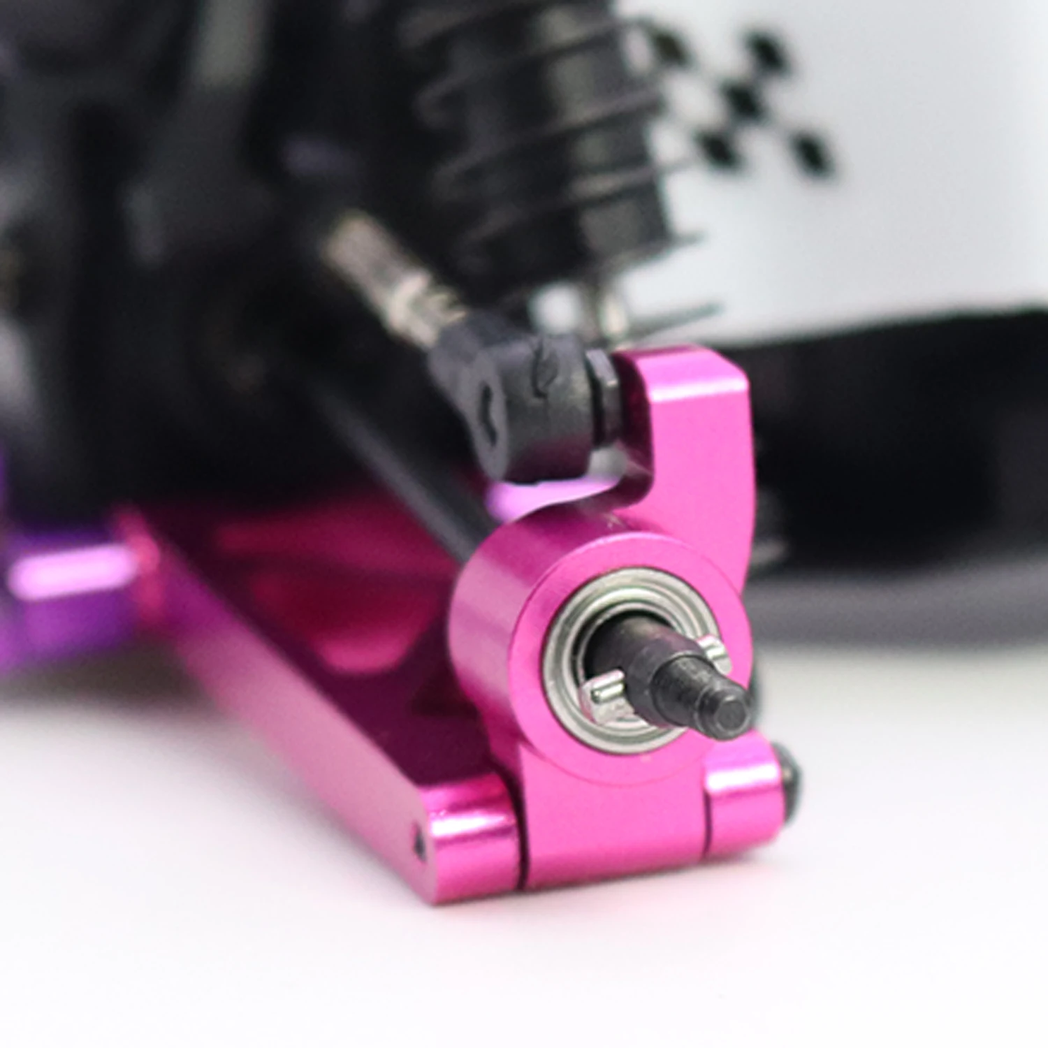 Metall Achsschenkel C Naben Aufhängung Arme CVD Welle Für 1/24 Losi Micro b Wltoys 244016 Rc 2WD Buggy Chassis Linkage Upgrade