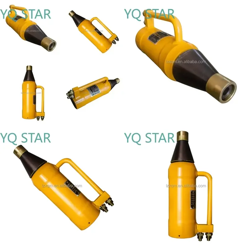 25 Ton Mono Strand Stressing Hydraulic Jack for Prestressed Post Tensioning Heavy Duty Construction Equipment
