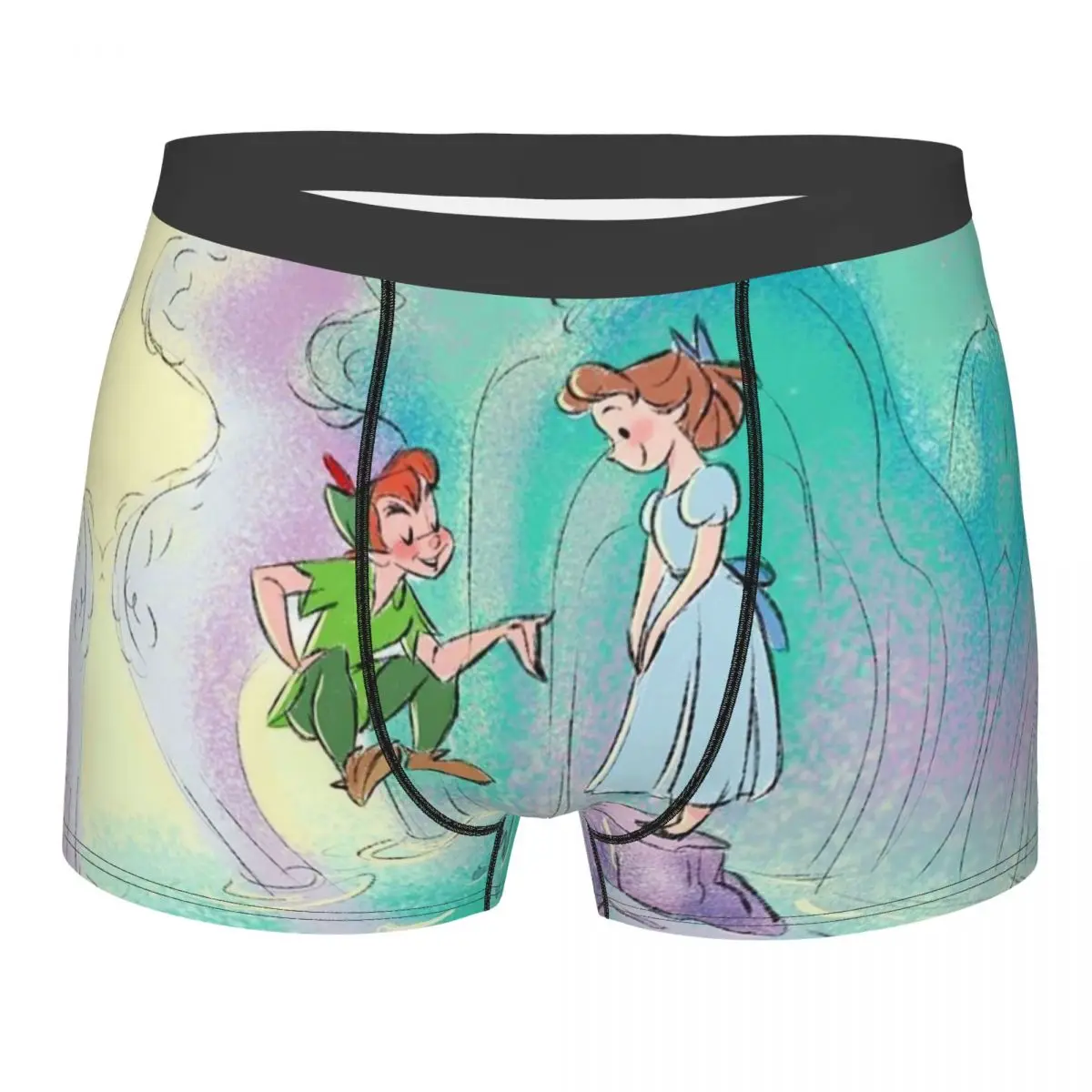 

Мужское модное нижнее белье Wendy и Peter Pan, трусы-боксеры, дышащие шорты, трусы, трусы