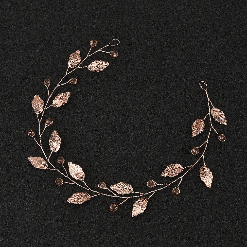 

Crystal Hair Vine Bridal Headband Rhinestone Leaf Wedding Hair Accessory Elegant Bride Headdress Wedding Headpiece For Women