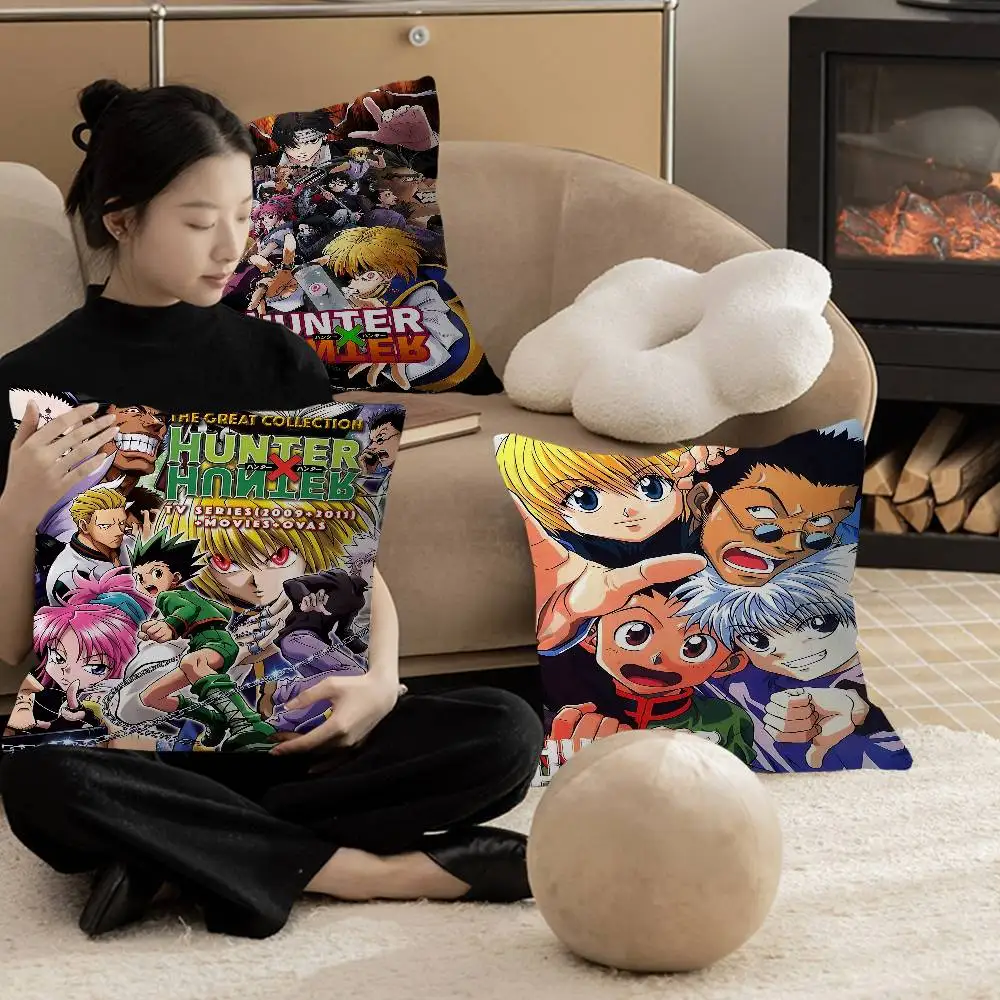Anime H-Hunter X H-H-Hunter Pillow Anime Pillow Sofa Bed Head Pillow Cover Cushion Cover 45x45 cm Fashion