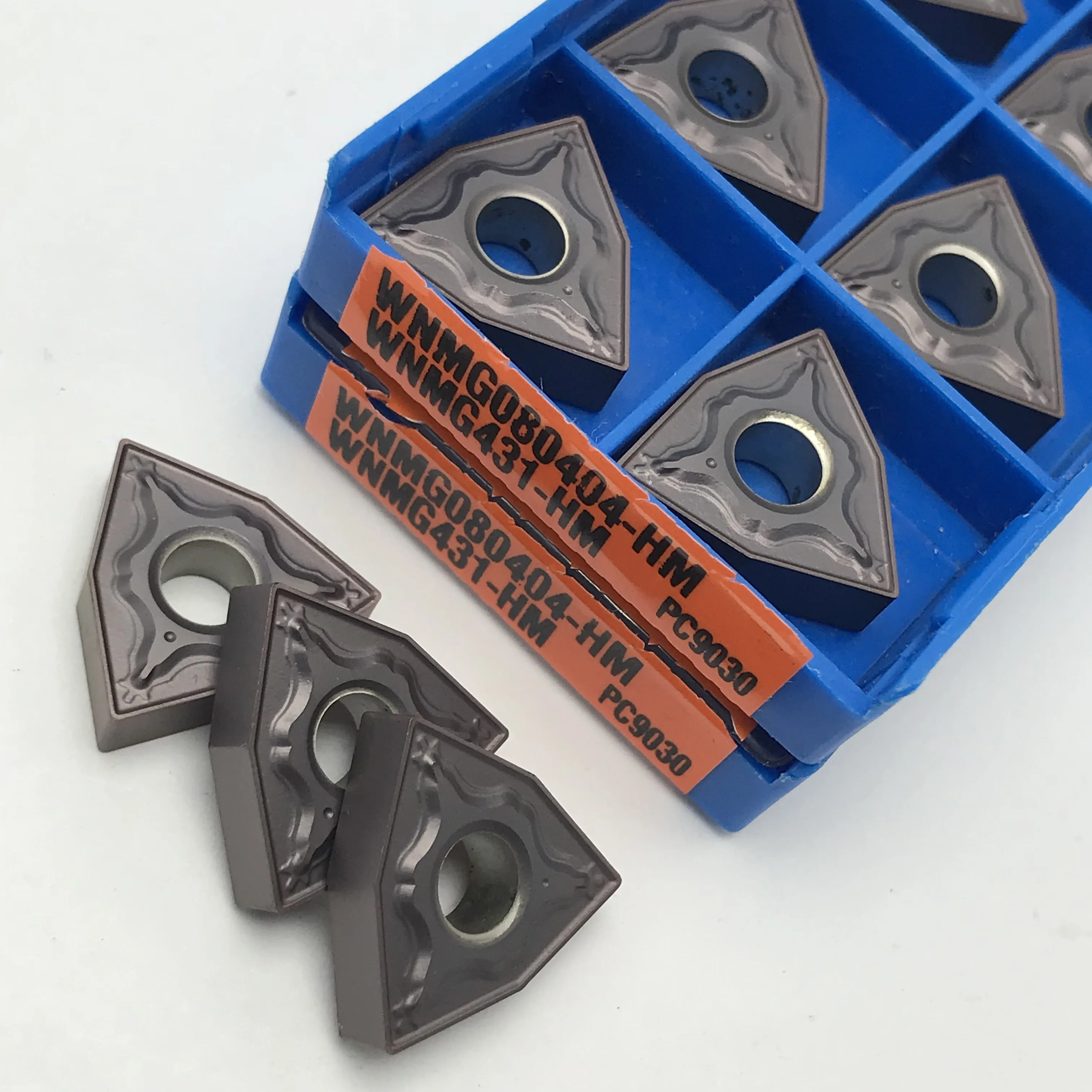 WNMG080404 WNMG080408 HM PC9030/NC3030 Utensile per tornitura esterna Inserti in metallo duro Utensile da taglio di alta qualità Lavorazione dell'acciaio CNC