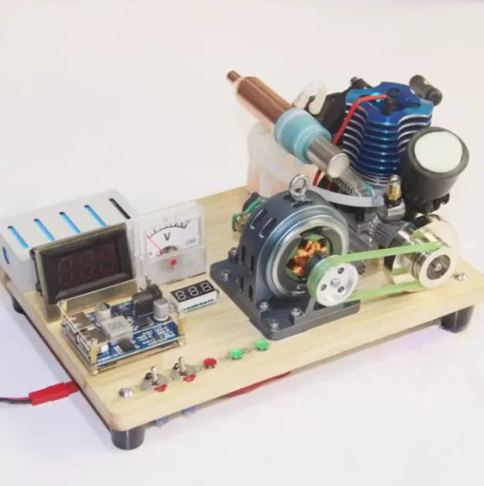 12V DC Generator Model Turbine Starter Motor Is Suitable for Various Engine Model Physics Experiment Toy