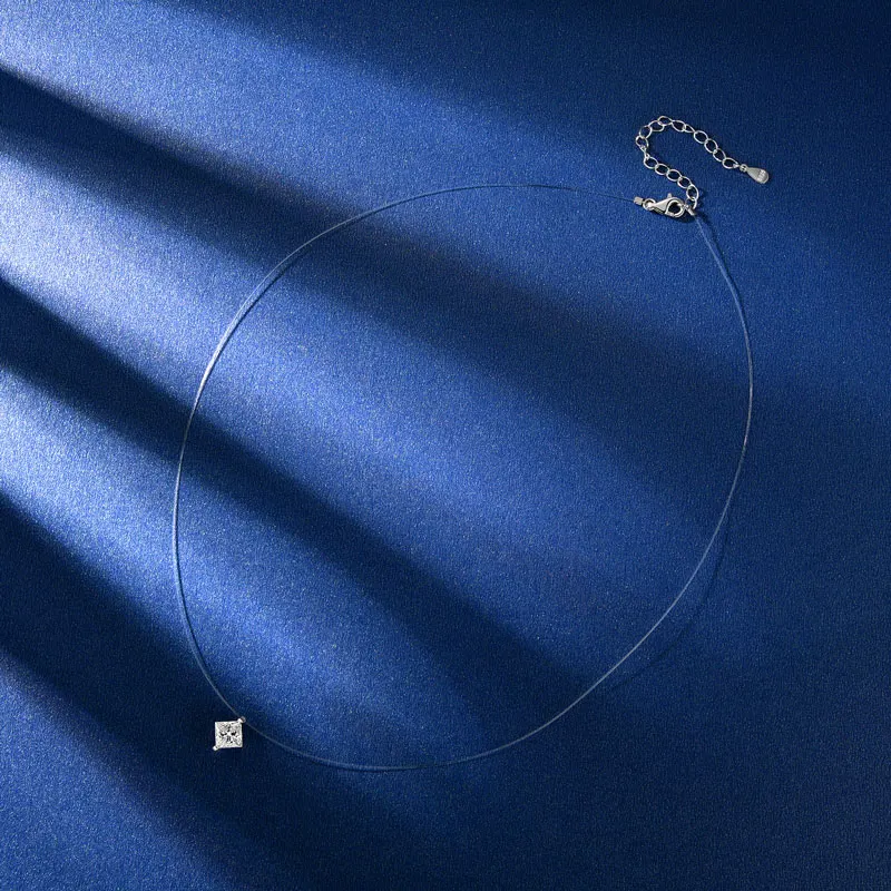 iogou-1ct-princess-cut-moissanite-single-diamond-pendant-necklace-for-women-925-silver-invisible-fish-line-chain-trendy-jewelry