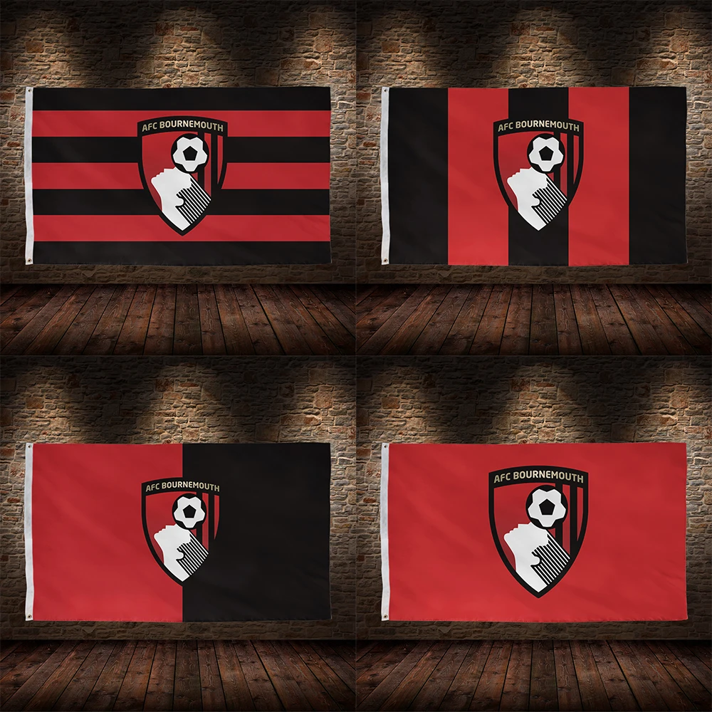

3x5 Ft B-Bournemouths Flag Physical educations Polyester Printed Football FLAG Indoor Outdoor for Celebration big flags