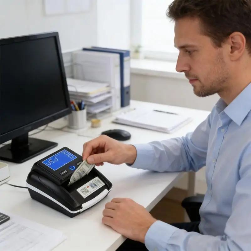 

Небольшой портативный аутентификатор валюты с ясным дисплеем для розничной пользы Ф19Э банка офиса