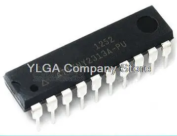 New original ATTINY2313A-PU in-line DIP-20 microcontroller chip   5PCS -1lot