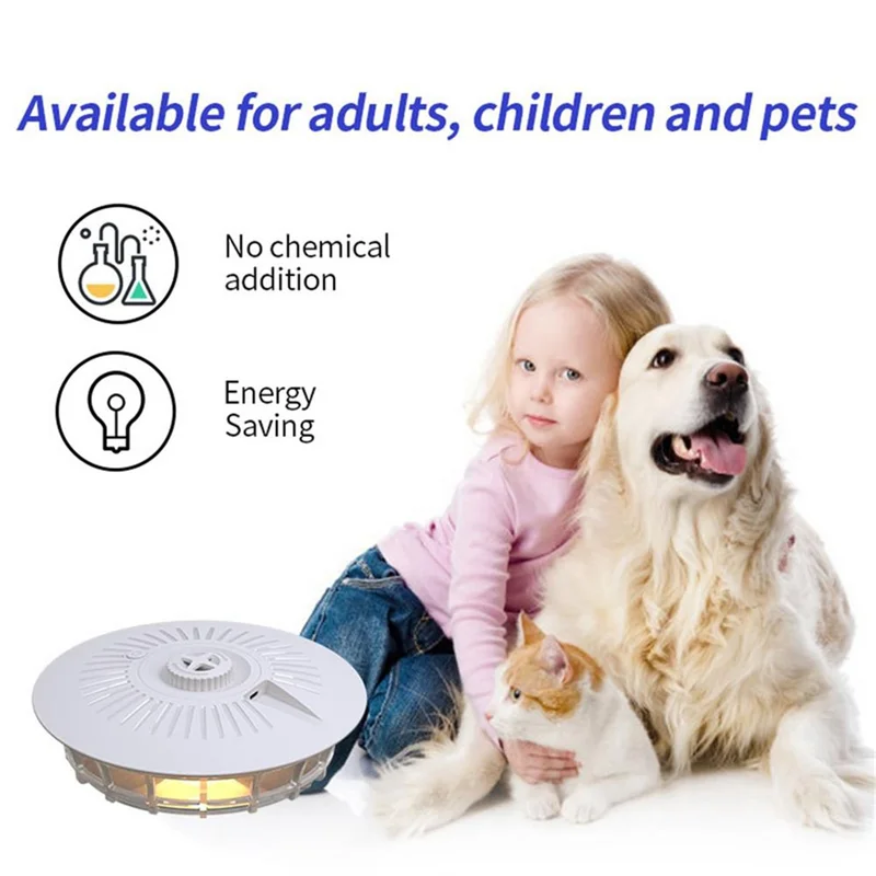 Fleas Trap Sticky Dome Bedbug Get Rid Fleas Trap Multifunctional Adjustable Trapping Lamp Catcher for Fleas Bedbug