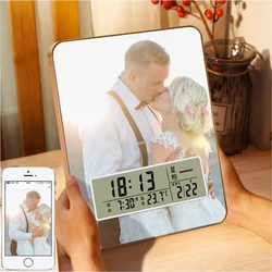 Desktop Clock Student Alarm Clock Send Photos To Customize Digital Alarm Clock Home Time Management Custom Photo Gifts