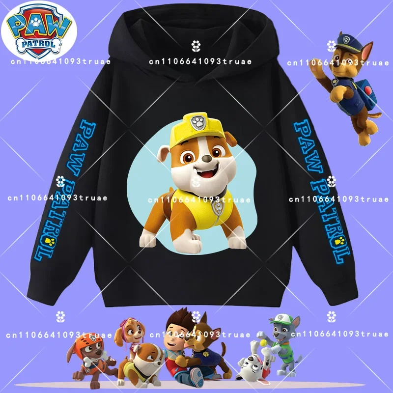 2026 New Children's Hooded Sweatshirt New PAW Patrol Boys' Sport Shirt Spring-Autumn Long-Sleeved Pullover Casual Shirt