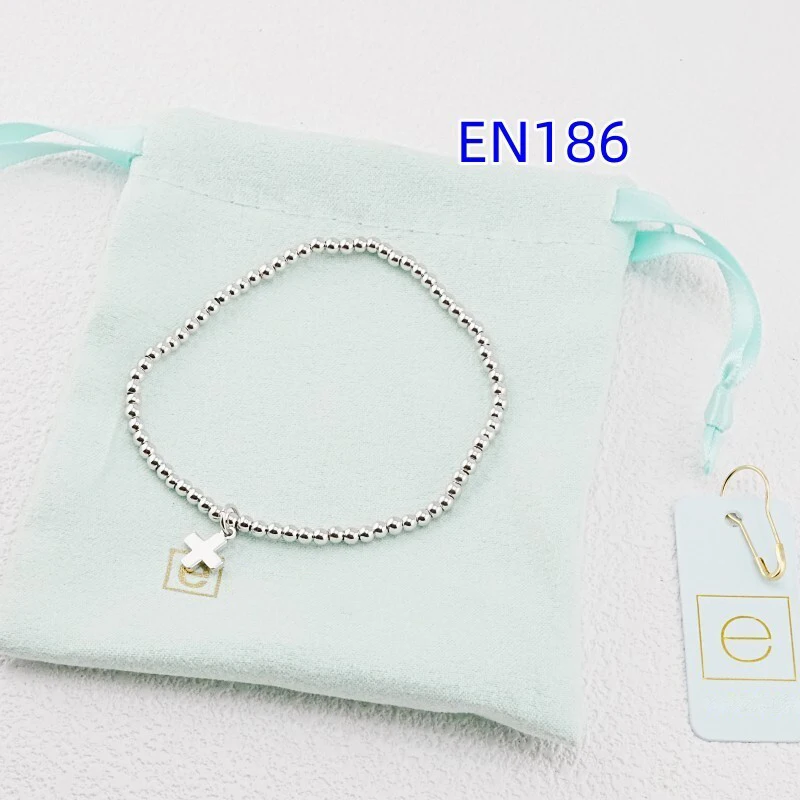 

VKVVA Fashion Jewelry Silver-Plated Cross Beaded Bracelet for Women Birthday Gifts, Unique Gift