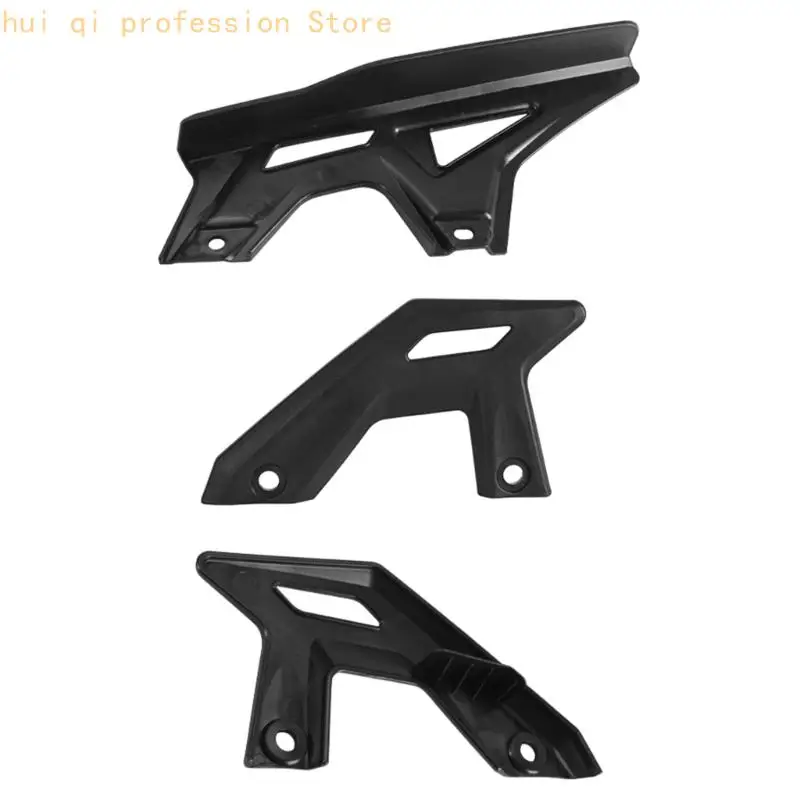 Elektro-Dirt-Bike-Antriebsschutz-Set, schwarze obere und untere Abdeckungen H8WE – Detail 2