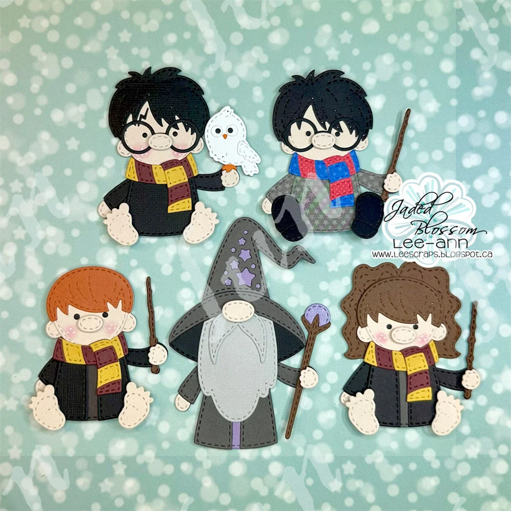 Assistente mágico adicionar selos e corte de metal dados molde estêncil artesanato decoração modelo de gravação diy artesanal faca de férias