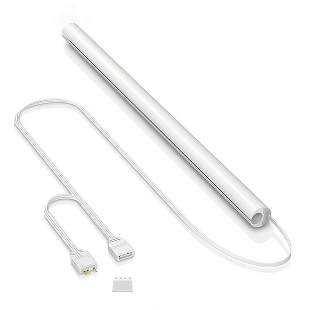 

2 шт. силиконовый светящийся рукав Aura Sync 5 В 3PIN ARGB трубка радитора с водяным охлаждением мягкая трубка ARGB жилет украшение корпуса компьютера