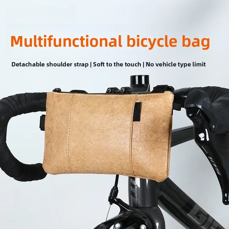 

Bicycle Front Bag Waterproof Handlebar Bag Waterproof & Durable, Large-Capacity for Phone, Wallet & Tools Bicycle Accessory