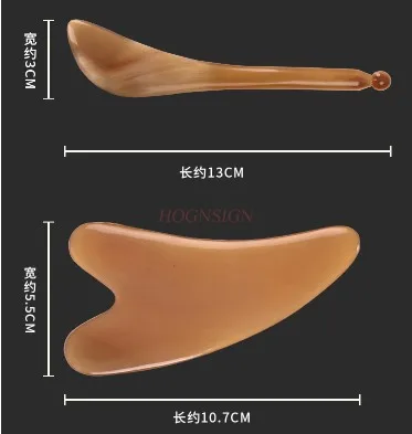 Scraping board natural horn whole body universal facial facial scraping female eye beauty dial bar cervical vertebra scraping