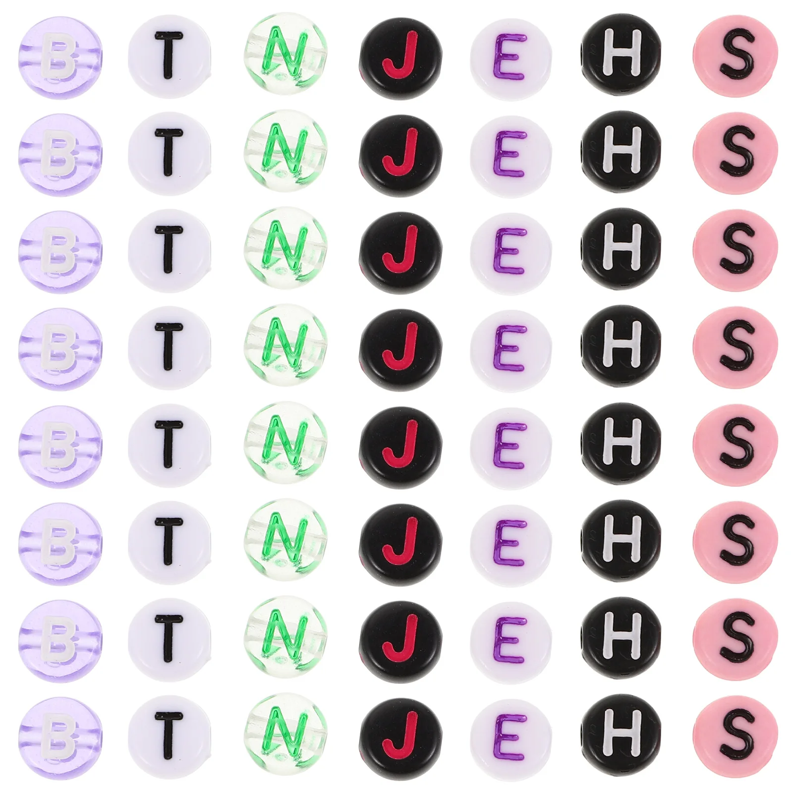 

700 Pcs Bracelet Alphabet Beads for Jewelry Keychain Making Scattered Charms Bracelets Adults