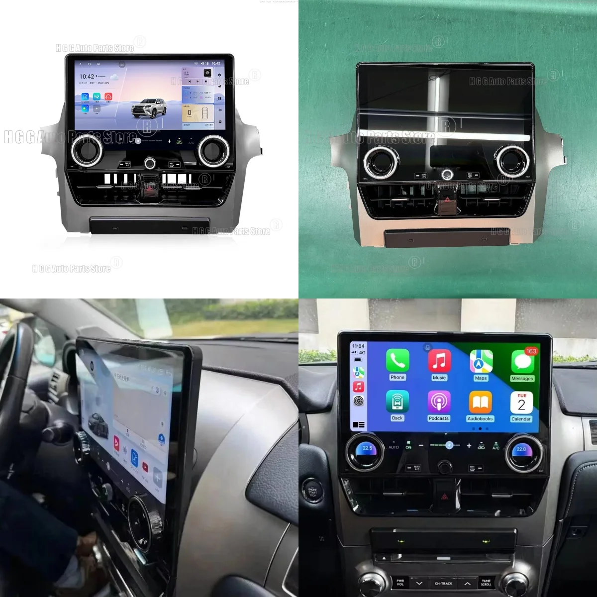 12.5 Inch GPS Navigation For Lexus GX400 GX460 2010-2022 Car Stereo Multimidia Player Car Radio Android 15 4G WIFI DSP Carplay