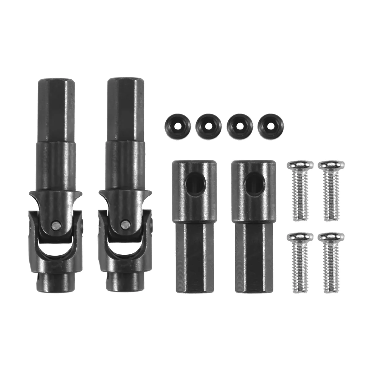 BFYL-4 шт. Металлический приводной вал передней оси, вал задней оси для WPL C14 C24 C34 B14 B24 B36 MN D90 MN99S, детали для обновления радиоуправляемого автомобиля