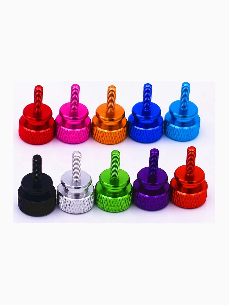 

1PCS-10Pcs M3x5mm/7mm/10mm/12mm/16mm Color Aluminum Computer Case Screws Manually Tighten The Thumb Screws