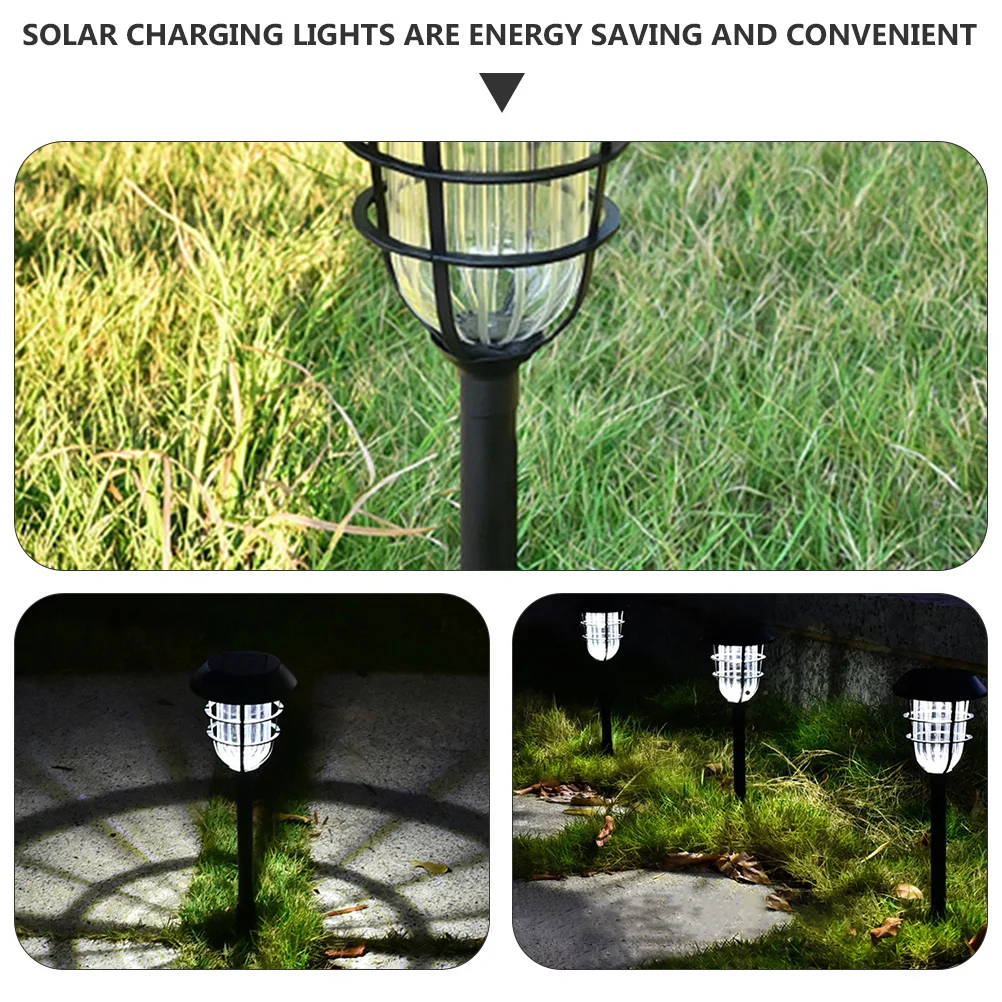 

Solar Garden Light Landscape Waterproof Lights Hollow Out Hardware Pathway Lamp