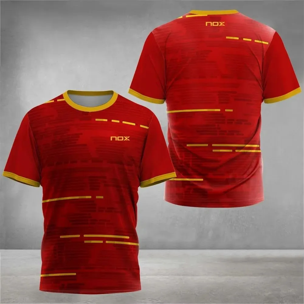 تي شيرت رجالي صيفي جديد من ألياف البوليستر كاجوال أنيق يسمح بمرور الهواء بنمط مطبوع مناسب للارتداء في الهواء الطلق #5