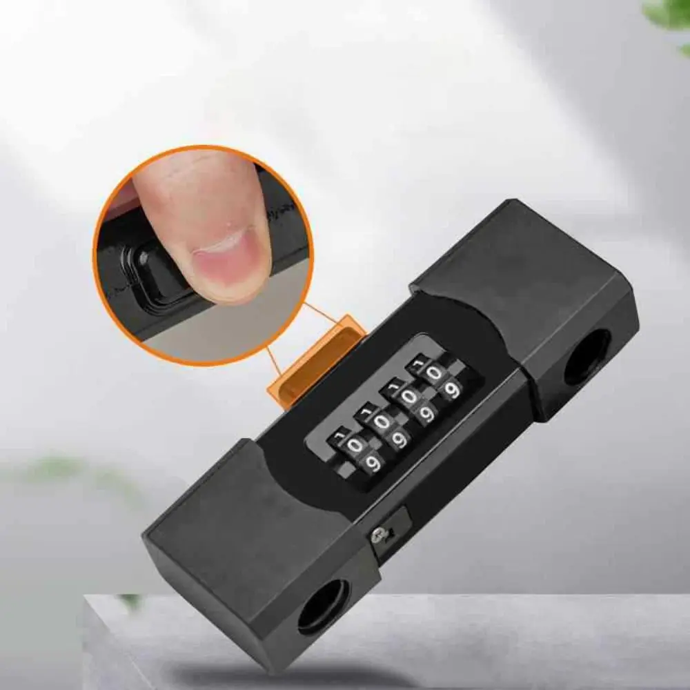 

Adjustable Shackle Combination Lock Long Shackle Heavy Duty Security Padlock Anti-Theft U-Shape Glass Door Lock Glass Door