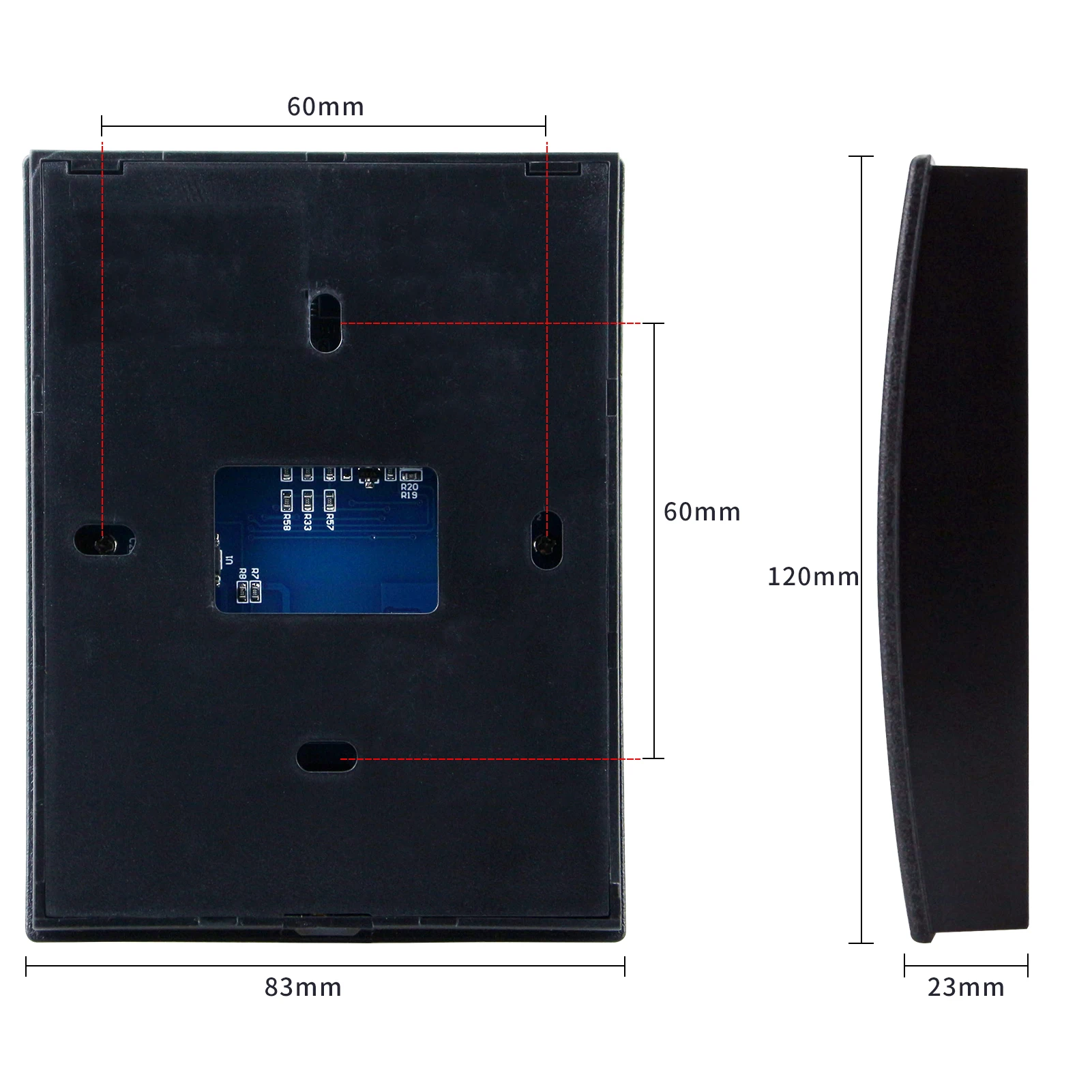 13.56Mhz IC Access Control Keypads, Proximity NFC RFID Card Reader, Supports Wiegand 26/34, RS232, RS485, UART TTL Format