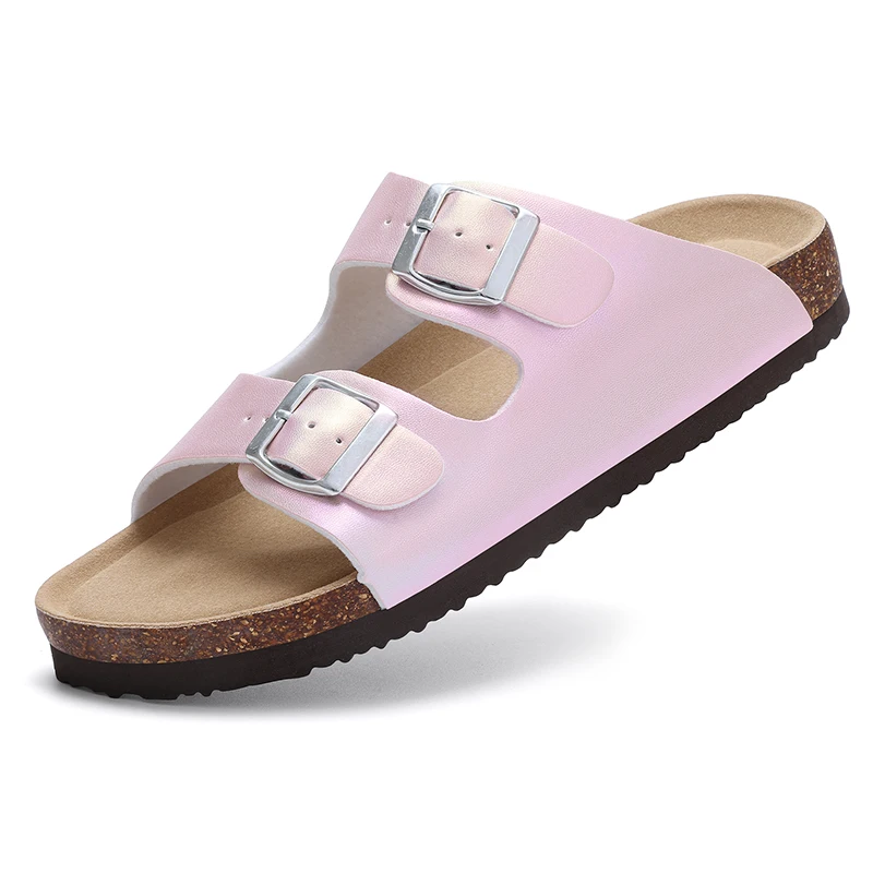 Sandalias Bebealy Mujer, Doble Hebilla De Metal, Para Interiores, Exteriores Y Playa, Cómodas Para Verano_voghion.com