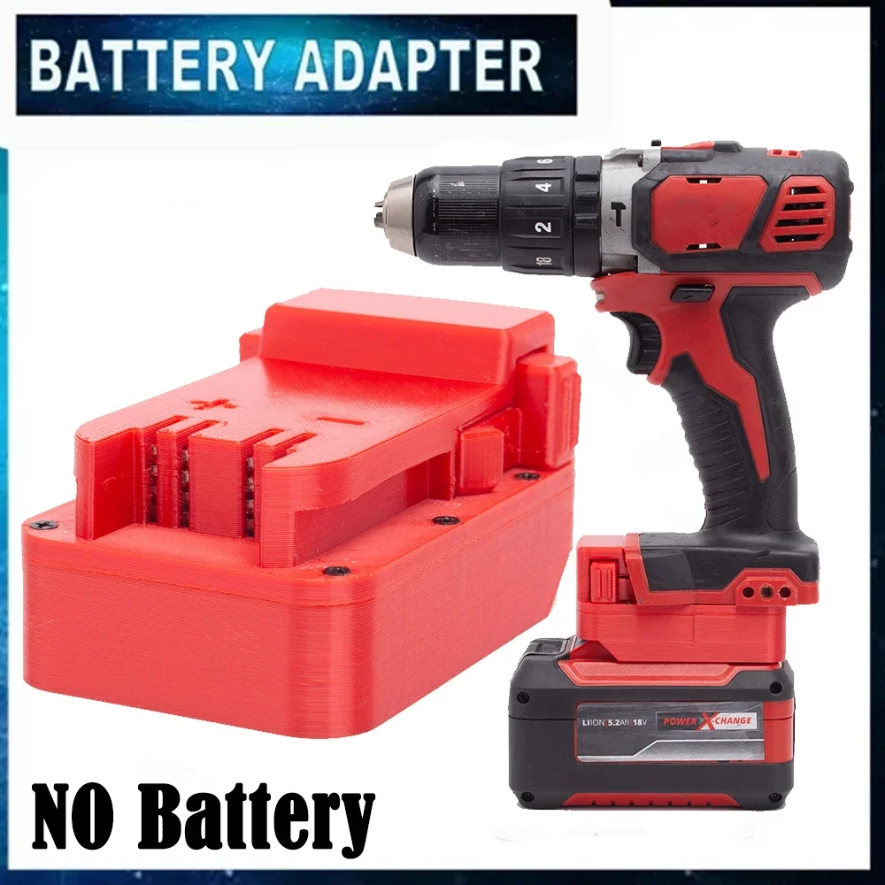 Conversor de Adaptador de Bateria para Bateria de Lítio Ozito 18v Pxc para Ferramentas sem Fio de Energia Milwaukee 18v sem Bateria