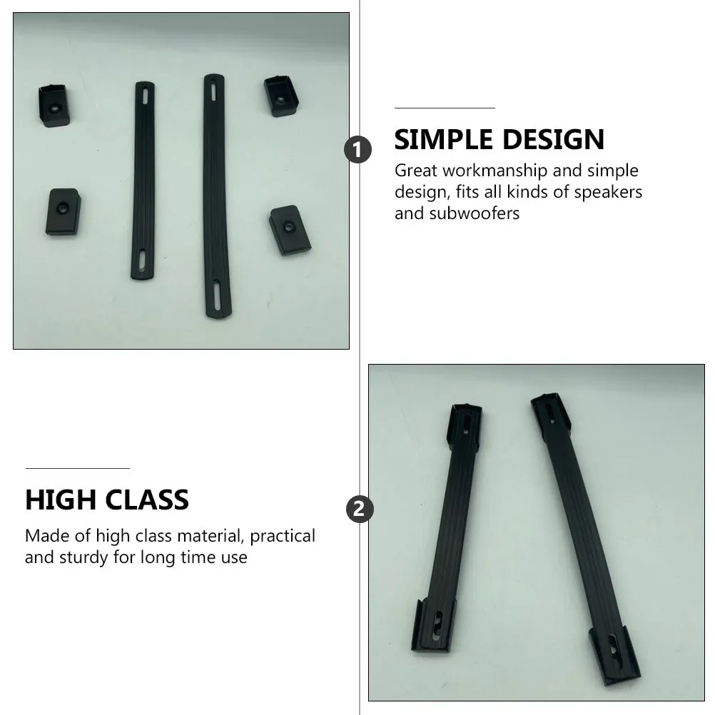 

10Pcs Black Pull Handles for Speakers and Subwoofers Practical Sturdy Long Lasting Simple Design Secure Mounting