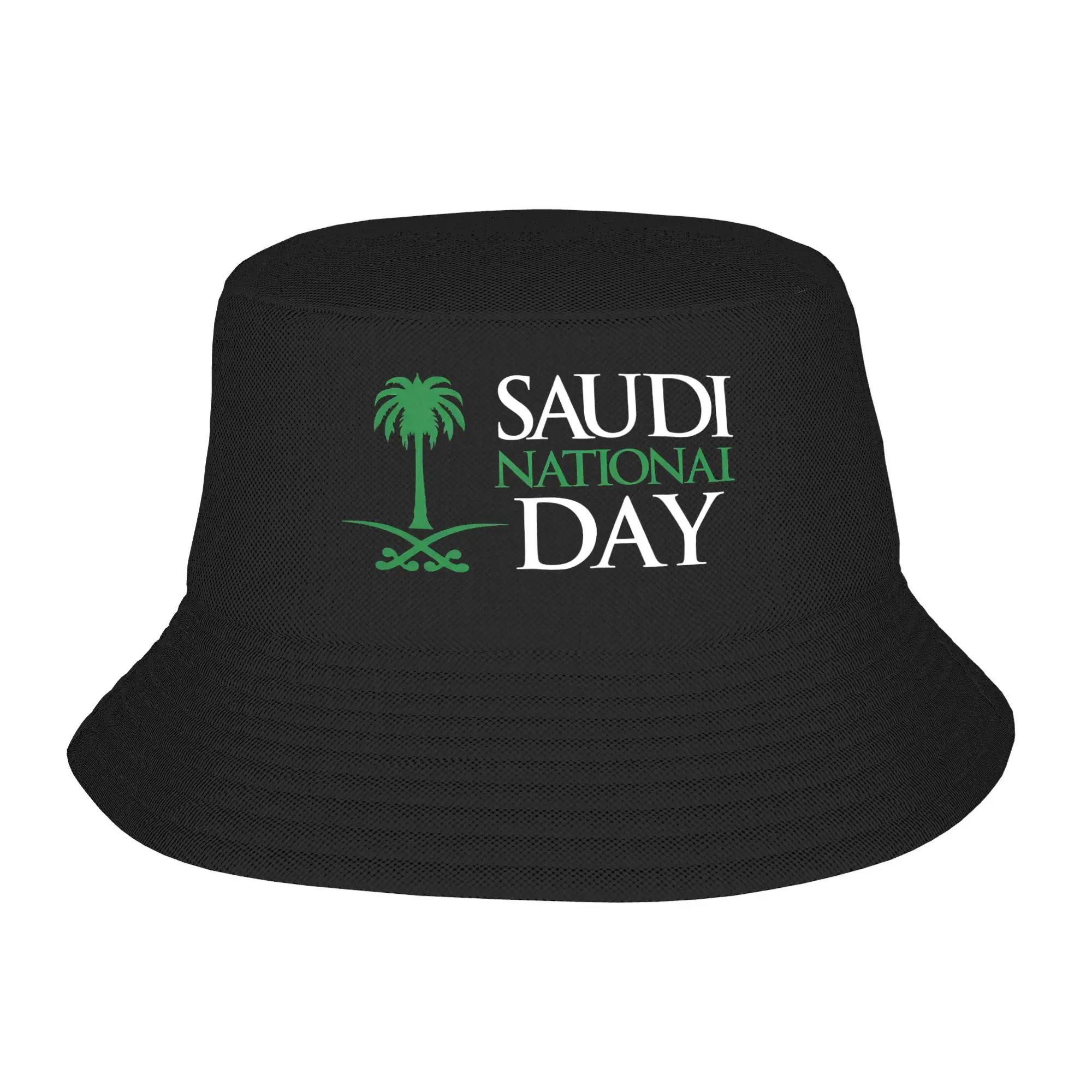 Vocation Getaway Headwear Saudi National Day Outfits Bucket Hats Fashion Women Men  Sun Bob Hat