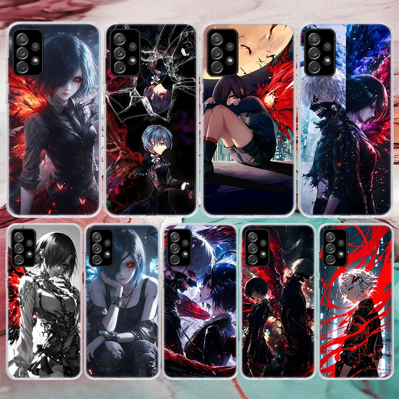 G-Ghoul Tokyo Touka Kirishima Soft Phone Case For Samsung Galaxy A51 A50 A71 A70 A10 A20E A30 A40 A41 A31 A21S A11 A6 A7 A8 A9 P