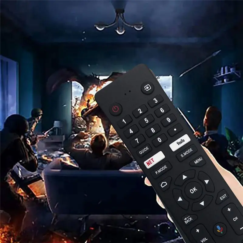 B27B RC-NZ Remote Control Replacement For VEON Smart 4K UHD LED HDTV Android TV No Voice Functionality