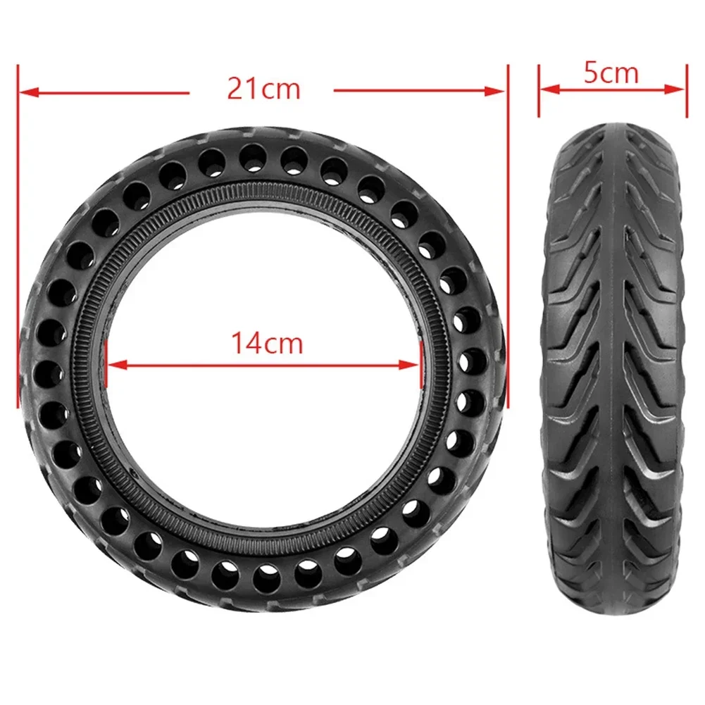 1 Pc 8.5-inch Anti-slip And Wear-resistant Tire 8.5 InchTire Rubber Shock Absorber For M365/Pro Electric Scooter Practical Parts