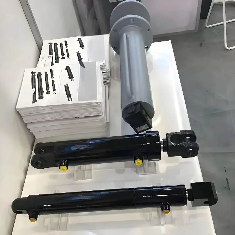 

Customized Double-Acting Hydraulic Cylinder for Construction Machinery Flange Sealing with Hard Chrome Plated Piston Rod