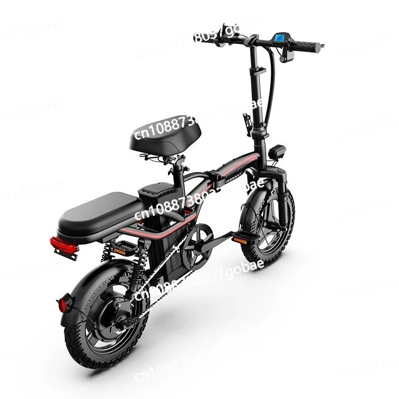 

Portable Electric Bicycle Aluminum Alloy Driving Folding Electric Lithium Battery Moped