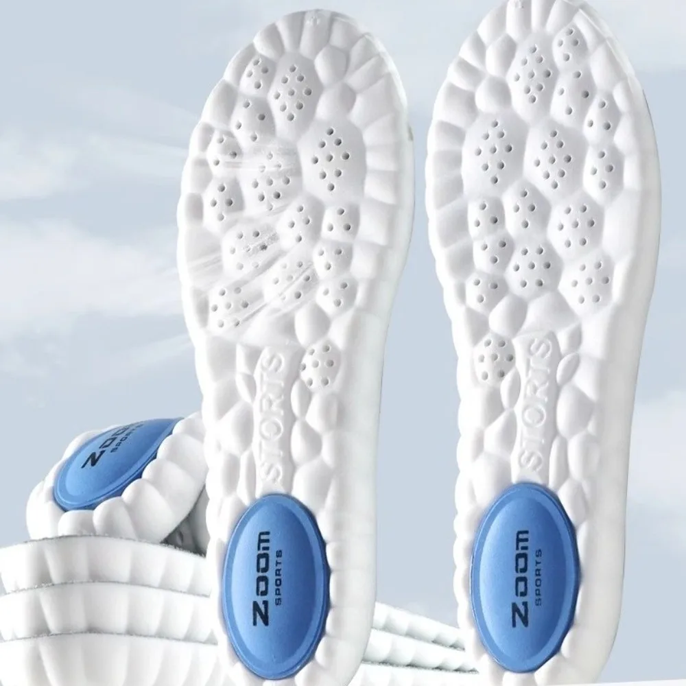 1 Paar Neue 4D Weiche Plantarfasziitis-Einlegesohle mit Gewölbestütze, Atmungsaktive Schuheinlagen, Stoßdämpfende Orthopädische Einlagen zur Fußpflege