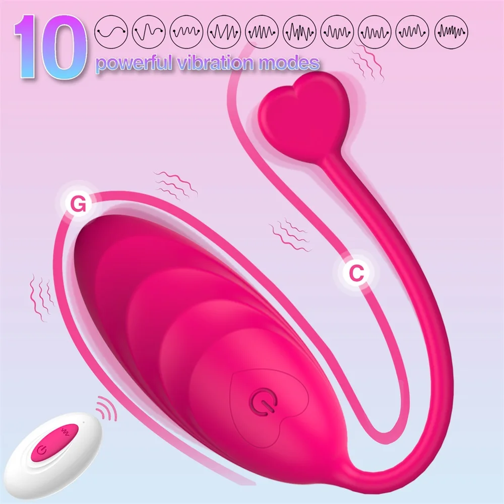 Vaginal Ball Wearable Panties Vibrating Eggs 10 Speeds Wireless Remote Control Geisha Kegel Ball Vagina Tighten Massage Exercise