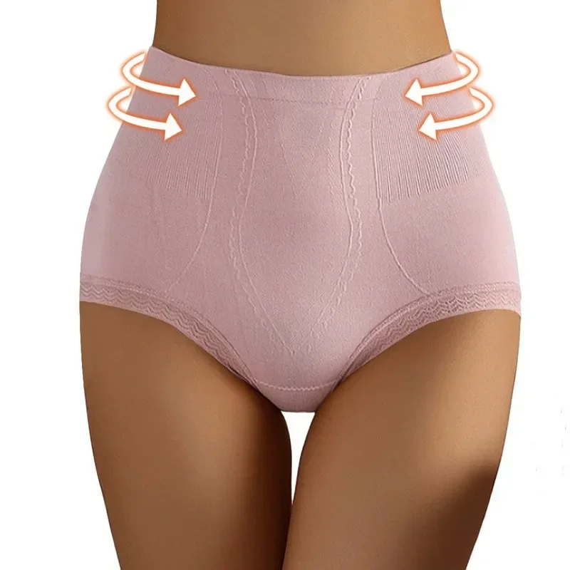 High Waist Abdominal Women Underwear Panties Female Breathable Body Shaping Body Butt Lifting Girdle Panties Seamless Briefs